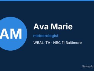 Ava Marie, meteorologist, WBAL-TV