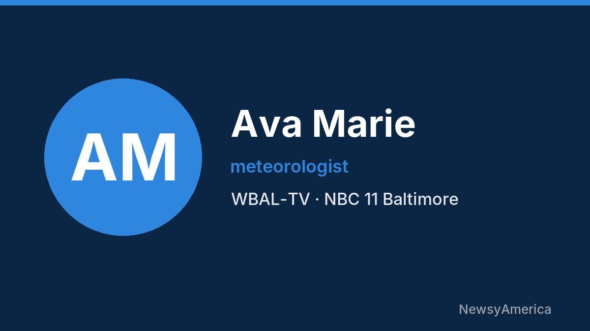 Ava Marie – WBAL-TV, Baltimore