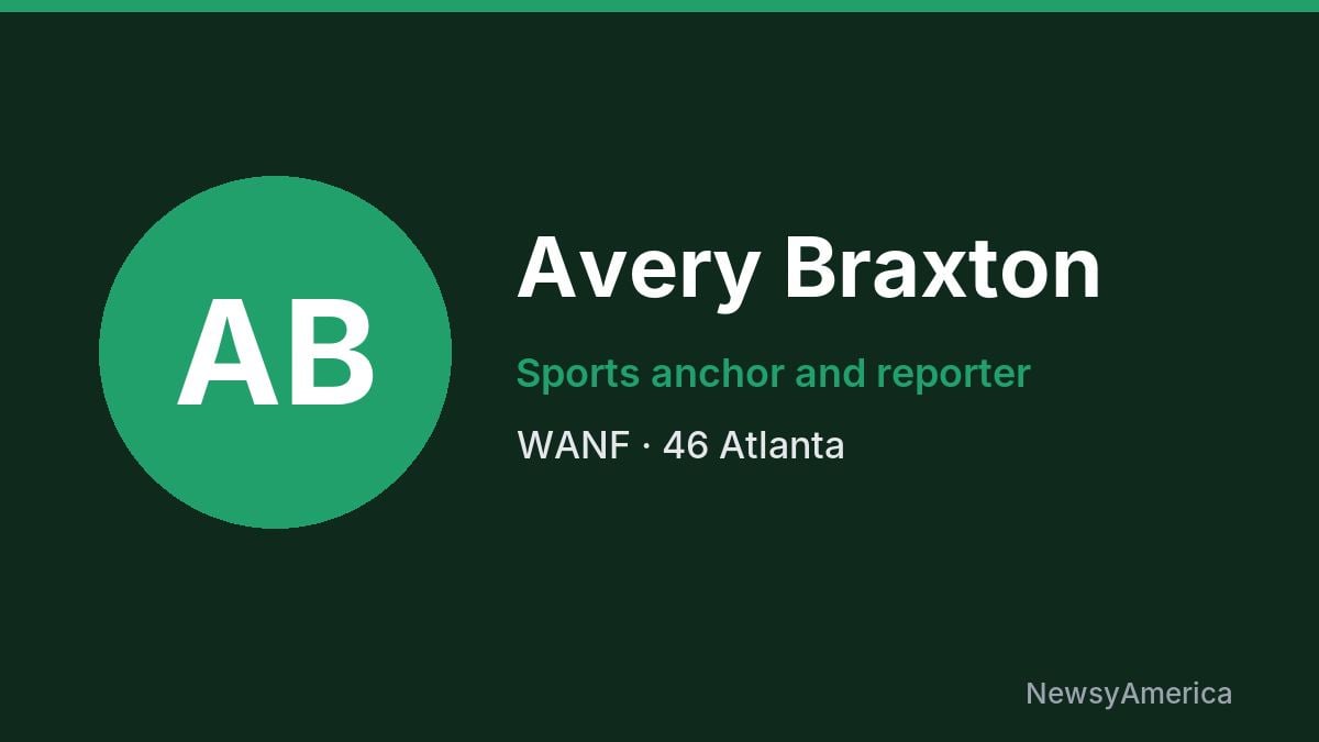 Avery Braxton – WANF, Atlanta