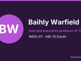 Baihly Warfield, host and executive producer of The Lift, WDIO-DT