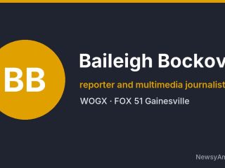 Baileigh Bockover, reporter and multimedia journalist, WOGX