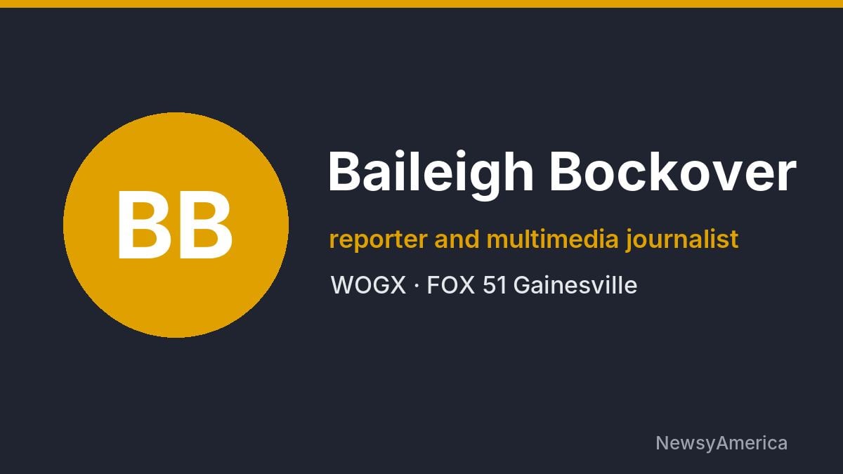 Baileigh Bockover – WOGX, Gainesville