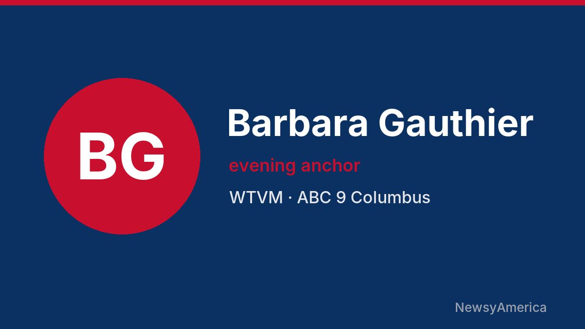 Barbara Gauthier – WTVM, Columbus