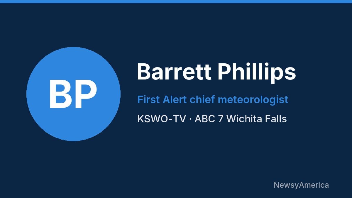Barrett Phillips – KSWO-TV, Wichita Falls