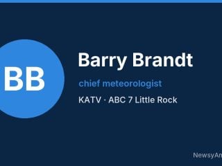 Barry Brandt, chief meteorologist, KATV