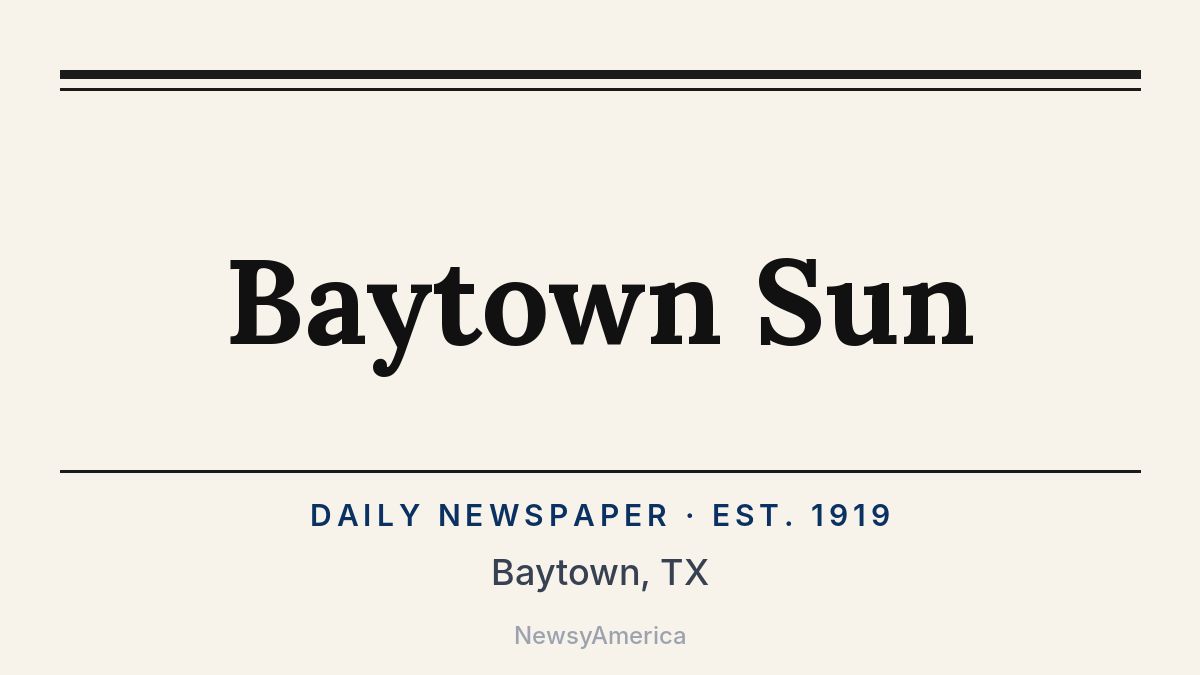 Baytown Sun – Texas