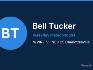 Bell Tucker, weekday meteorologist, WVIR-TV