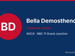 Bella Demosthenous, Daybreak anchor, KKCO