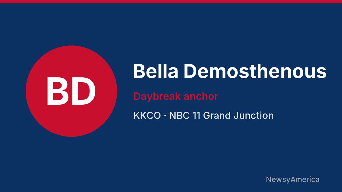 Bella Demosthenous – KKCO, Grand Junction