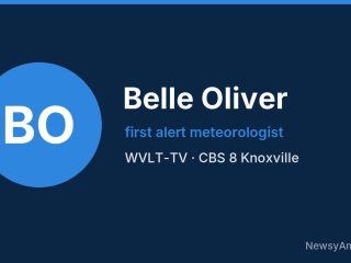 Belle Oliver, first alert meteorologist, WVLT-TV