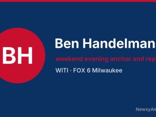 Ben Handelman, weekend evening anchor and reporter, WITI
