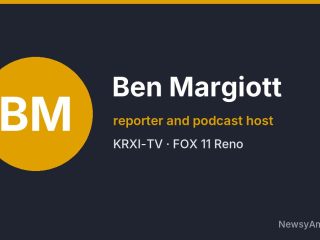 Ben Margiott, reporter and podcast host, KRXI-TV