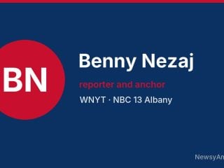 Benny Nezaj, reporter and anchor, WNYT