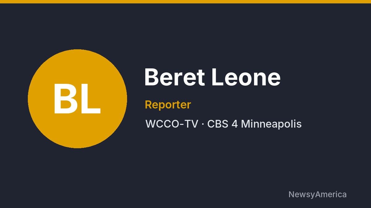 Beret Leone – WCCO-TV, Minneapolis