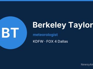 Berkeley Taylor, meteorologist, KDFW