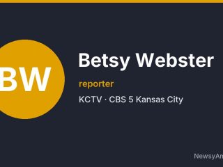 Betsy Webster, reporter, KCTV