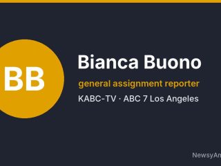 Bianca Buono, general assignment reporter, KABC-TV