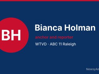 Bianca Holman, anchor and reporter, WTVD