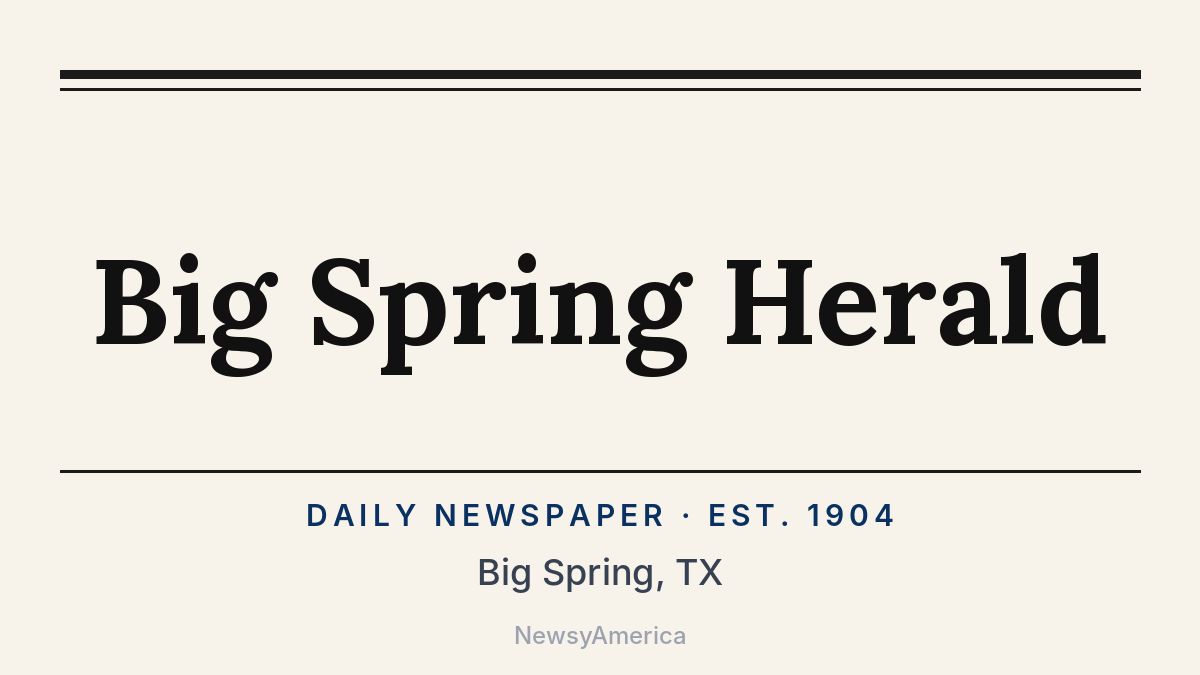 Big Spring Herald – Texas