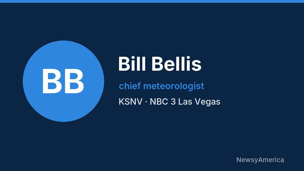 Bill Bellis – KSNV, Las Vegas