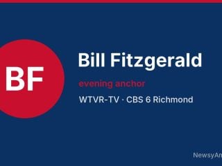 Bill Fitzgerald, evening anchor, WTVR-TV