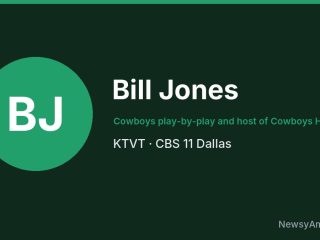 Bill Jones, Cowboys play-by-play and host of Cowboys Huddle, KTVT