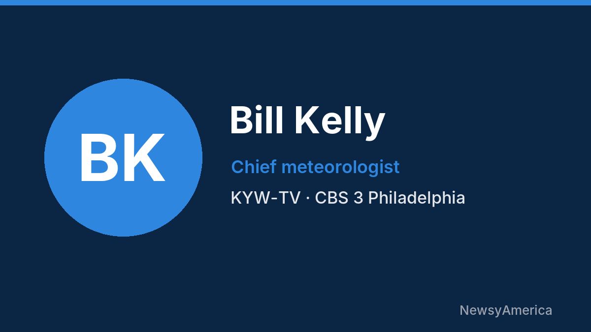 Bill Kelly – KYW-TV, Philadelphia