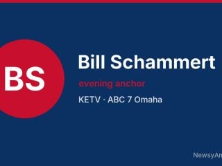 Bill Schammert, evening anchor, KETV