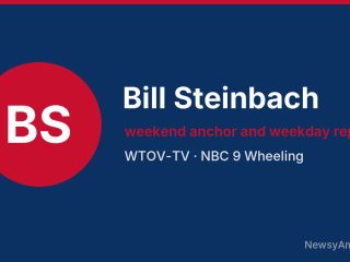 Bill Steinbach, weekend anchor and weekday reporter, WTOV-TV
