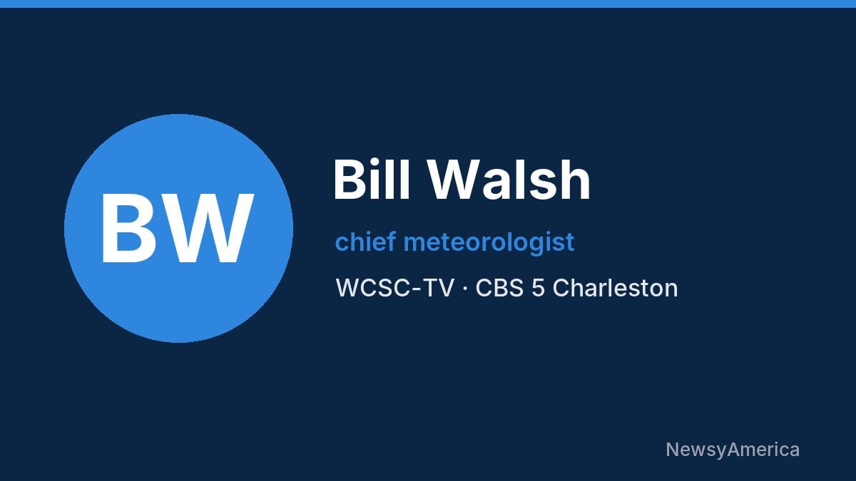 Bill Walsh – WCSC-TV, Charleston