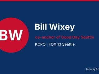 Bill Wixey, co-anchor of Good Day Seattle, KCPQ