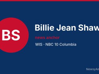 Billie Jean Shaw, news anchor, WIS