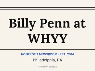 Billy Penn at WHYY, Philadelphia, PA