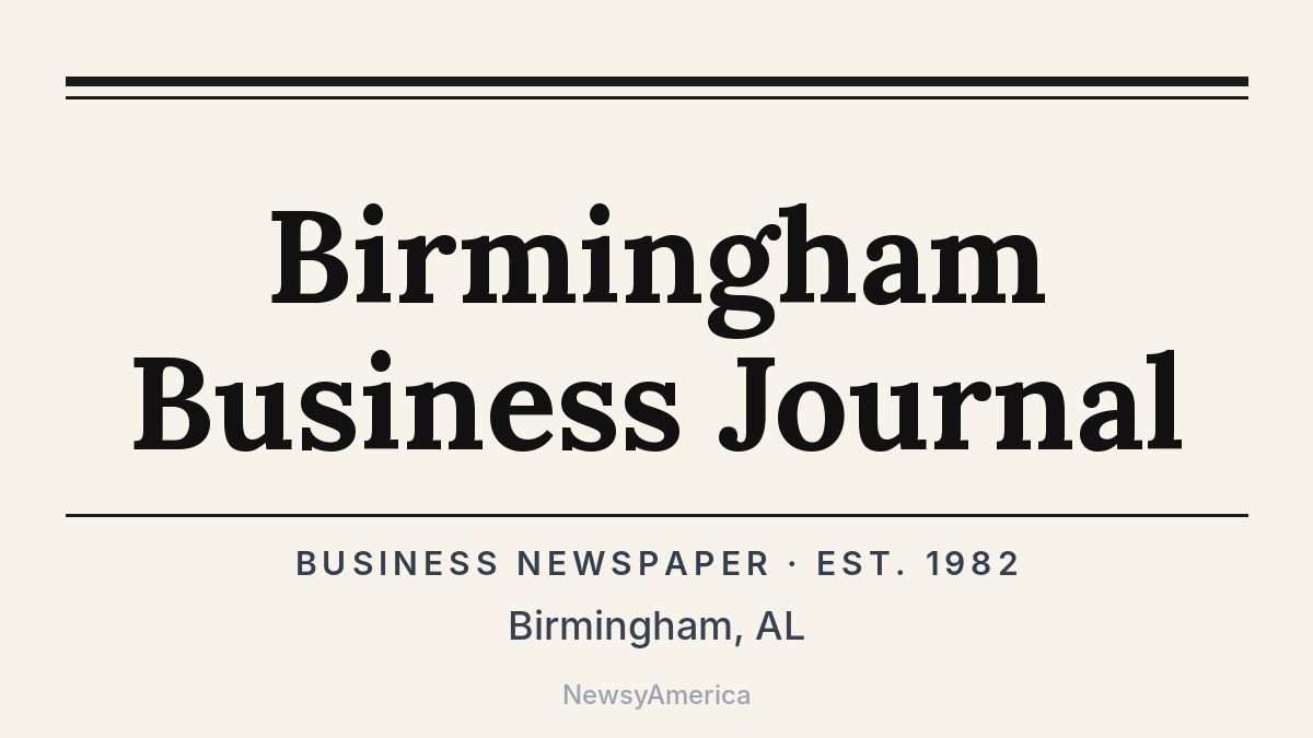 Birmingham Business Journal – Alabama