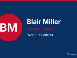 Blair Miller, Weeknight anchor, WANF