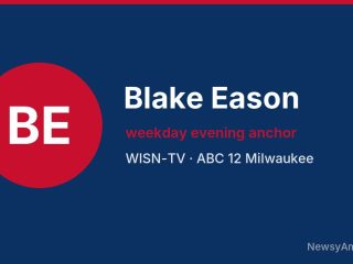 Blake Eason, weekday evening anchor, WISN-TV