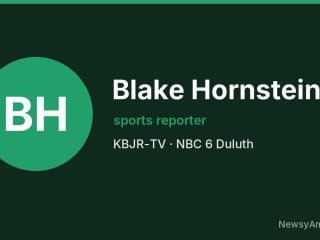 Blake Hornstein, sports reporter, KBJR-TV