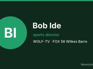 Bob Ide, sports director, WOLF-TV