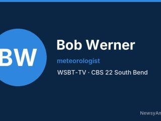 Bob Werner, meteorologist, WSBT-TV