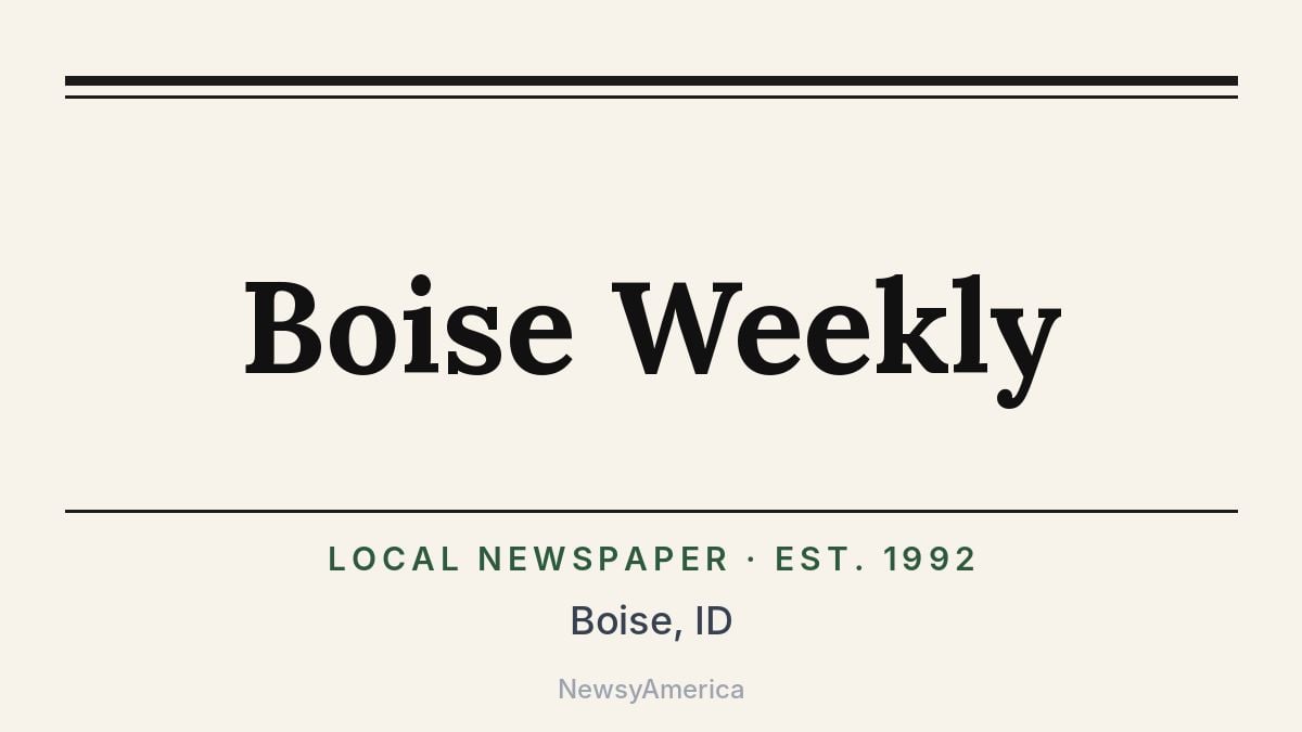 Boise Weekly – Idaho