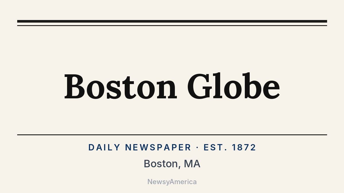 Boston Globe – Massachusetts