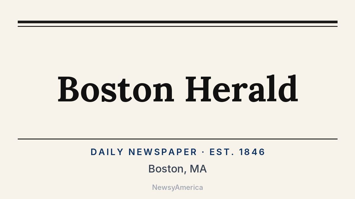 Boston Herald – Massachusetts