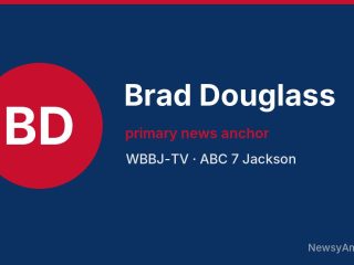 Brad Douglass, primary news anchor, WBBJ-TV