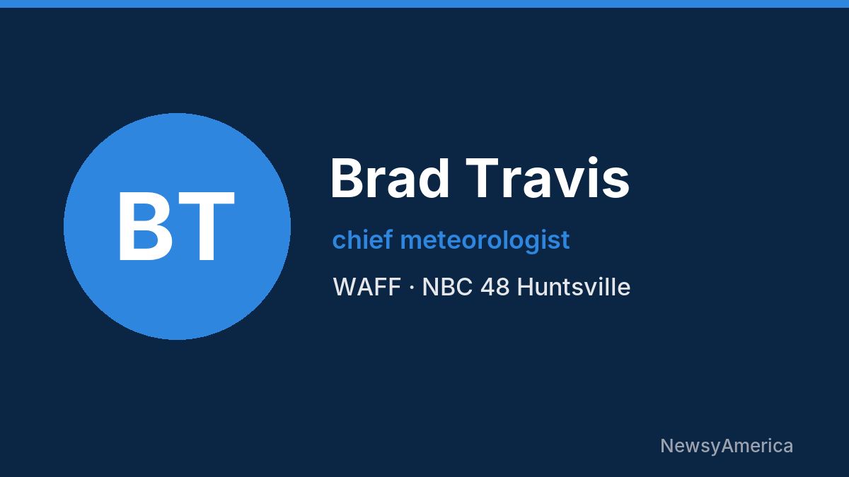 Brad Travis – WAFF, Huntsville