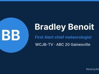 Bradley Benoit, First Alert chief meteorologist, WCJB-TV