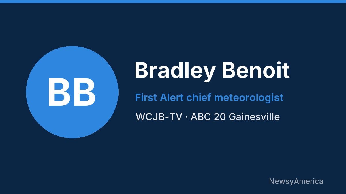 Bradley Benoit – WCJB-TV, Gainesville