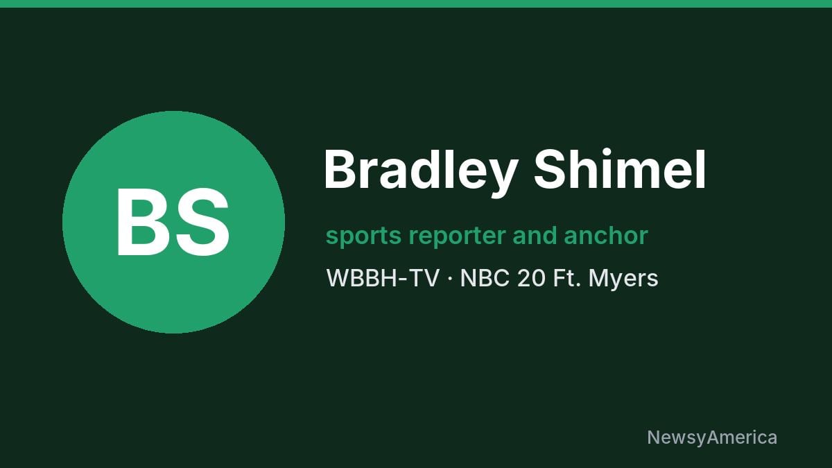 Bradley Shimel – WBBH-TV, Ft. Myers