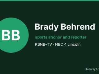 Brady Behrend, sports anchor and reporter, KSNB-TV