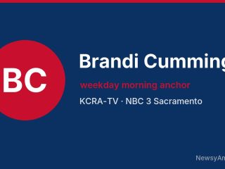 Brandi Cummings, weekday morning anchor, KCRA-TV