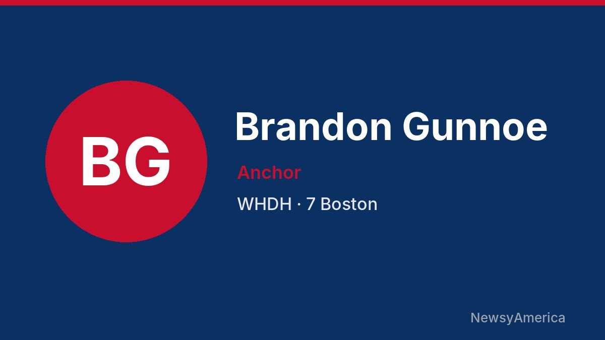 Brandon Gunnoe – WHDH, Boston
